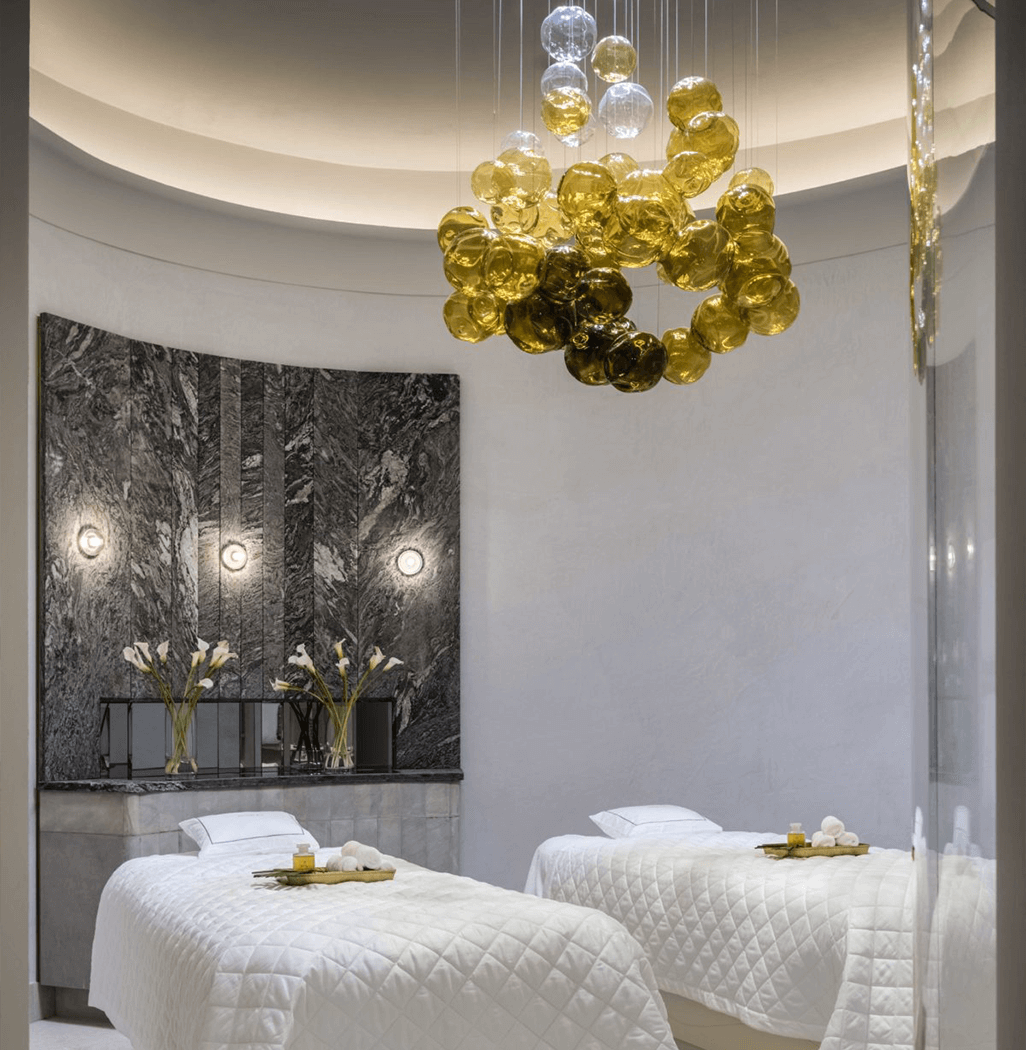 Interior chandeliers for hotel europejski warsaw