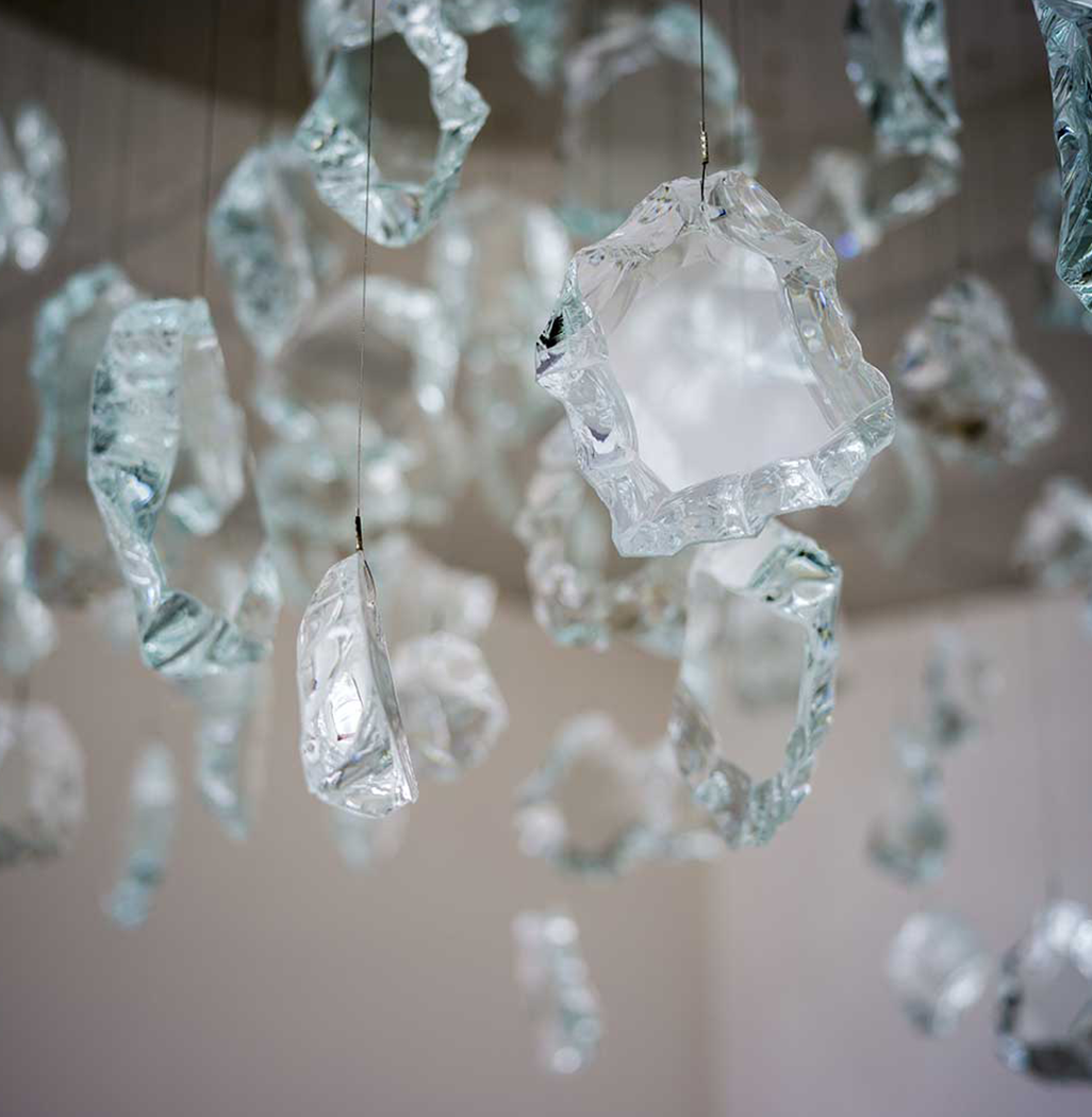 snowflakes interior chandelier