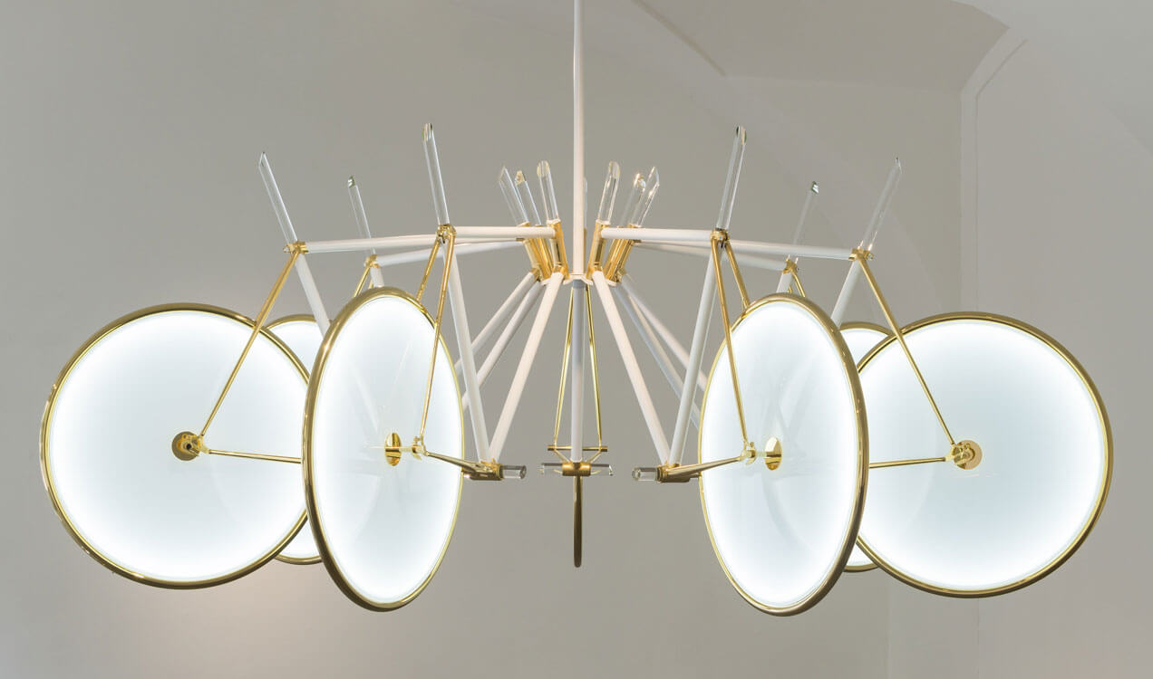 Armstrong unique bicycle chandelier